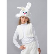 Детский карнавальный костюм Белоснежный заяц фотография