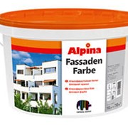 Универсальная краска Alpina FASSADENFARBE ( Альпина Фассаденфарбе ) фасадная краска 10л фотография