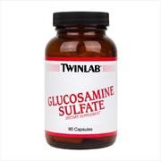Twinlab Glucosamine Sulfate 90 caps. Глюкозамин сульфат. фотография