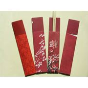 Конверты для бамбуковых палочек с логотипом фото