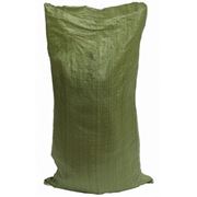 Мешок полипропиленовый на 50кг (зеленый) 55х95см (60 гр.) от 300 шт. фото
