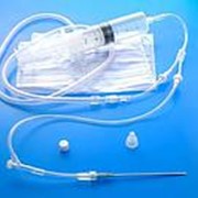 Набор для плеврального дренирования (3-х ходовой кран, шприц 50 мл, игла для пункции 1,8х80 мм фото