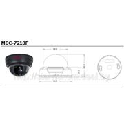 Купольная видеокамера Microdigital MDC-7210F фотография