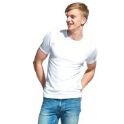 Мужская футболка-стрейч StanSlim 37 Белый M/48 фото