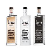 Производство эксклюзивной декорированной бутылки для бренда Дрова фото