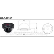 Купольная видеокамера Microdigital MDC-7220F фото