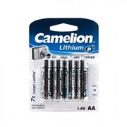 Батарейки Camelion AA FR6-BP4 - Lithium - Комплект-4шт. фото