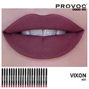 Полупермаментный гелевый карандаш для губ Provoc #31 Vixon фотография