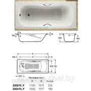 Ванна стальная Princess-N с ручками (в комплекте с ножками) фото