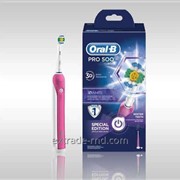 Электрическая зубная щетка Oral B Pro 500 Pro Care Розовая фото