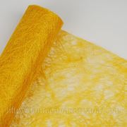 Сизалевое полотно жёлтое, в рулоне 5 ярд фото