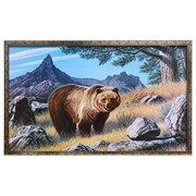 Картина “Медведь“ 67х107 см рамка МИКС фото
