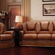 Кожаный диван и кресло Изабель. Мебель кожаная. Мебель мягкая Украина. Белорусская мебель фото