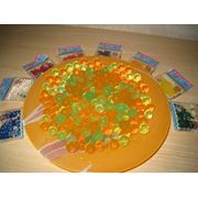 Гидрогель-аквагрунт цветной в круглых гранулах фото