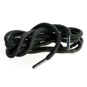 Шнурки тип 127 черные 100 см фото