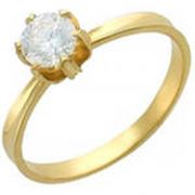 Кольцо обручальное золотое с бриллиантами фото