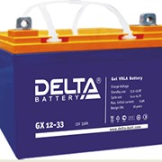 Аккумуляторная батарея DELTA GX 12-33 (12В, 33Ач, GEL)