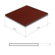 Клинкерная плитка для крыльца и пола Бургонские противоскользящие F2 (200.200,9) фото