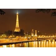 Фотообои на стену Париж.Эйфилева башня Komar 4-321 Nuit d' or фотография