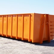 Контейнер металлический роликовый (откатной) открытого типа для сбора строительных, крупногабаритных отходов и других материалов КВВ30-00.00.00