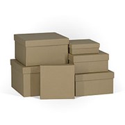 Коробка подарочная “Капучино“, квадратная, 250х250х150 мм, 4299 фото