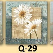 Картина модульная тройка Q-29 30х30 фото