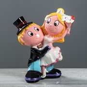 Копилка “Жених и невеста“, глянец, разноцветная, 30 см фото