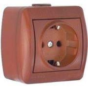 Розетка с/з керамика фото