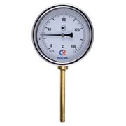 Биметаллические термометры — Радиальное присоединение с защитной гильзой фотография