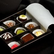 Конфеты шоколадные в коробке. Подарочная