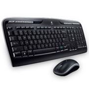 Клавиатура + мышь Logitech Wireless Desktop MK320, мультимедиа, 1000dpi, 2 кнопки + скролл, USB, черный, 920-002894
