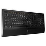 Клавиатура Logitech Illuminated, мультимедиа, подсветка, USB, черный, 920-001174 фото