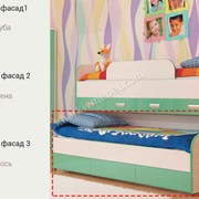 Детский мир кровать Тутти-Фрутти низ