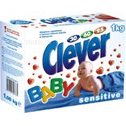 CLEVER BABY sensitive -универсальный бесфосфатный стиральный порошок для стирки детского белья фото