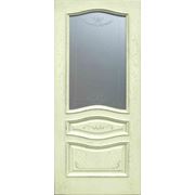 Дверь с покрытием шпон дуба «Леона Ваниль Деко» ДО фото