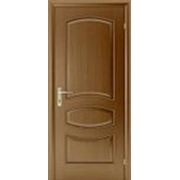 Межкомнатные двери массив сосны, шпонированный натуральным дубом “Арт“ полотно глухое фотография