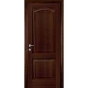 Межкомнатные двери массив сосны, шпонированный натуральным дубом “Премиум 1123“ полотно глухое фотография