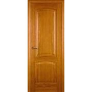 Межкомнатные двери массив сосны, шпонированный натуральным дубом “Премиум 1071“ полотно глухое фотография