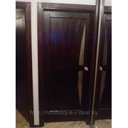 Двери деревянные из сосны фотография