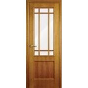 Межкомнатные двери массив сосны, шпонированный натуральным дубом “Премиум 1022“ полотно под остекление фотография
