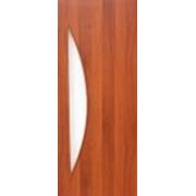 Межкомнатные двери ламинированный МДФ “С5“ полотно остекленное фото