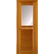 Межкомнатные двери массив сосны, шпонированный натуральным дубом “Премиум 2052“ полотно под остекение фотография