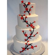 Торт свадебный, №0200 фото