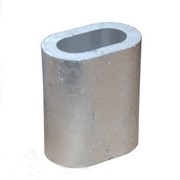 Втулка алюминиевая 13 мм (Зажим для троса) фото