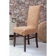Чехлы для стульев без оборок персиковые фото