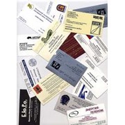Печать трафаретная: визитки, конверты, бланки, папки фотография
