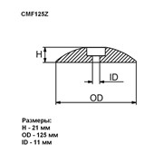 Анод цинковый для транцевых плит, D125 мм. Martyr CMF125Z фотография