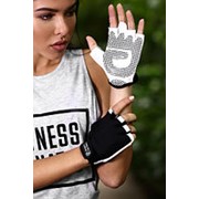 Фитнес-перчатки замша+синтетика DF
