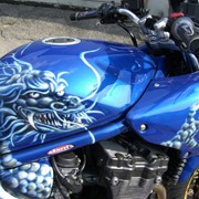 Покраска мотоциклов фотография