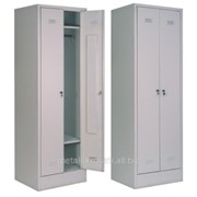 Шкаф металлический для одежды 2-х секционный с дополнительной полкой ШМ-3 фото